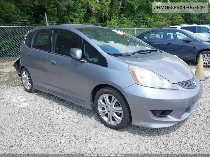 2009 Honda Fit Sport VIN: JHMGE886X9S067549 Lot: 45648616