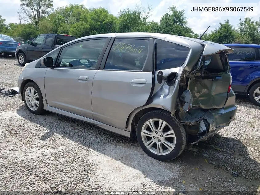 2009 Honda Fit Sport VIN: JHMGE886X9S067549 Lot: 45648616