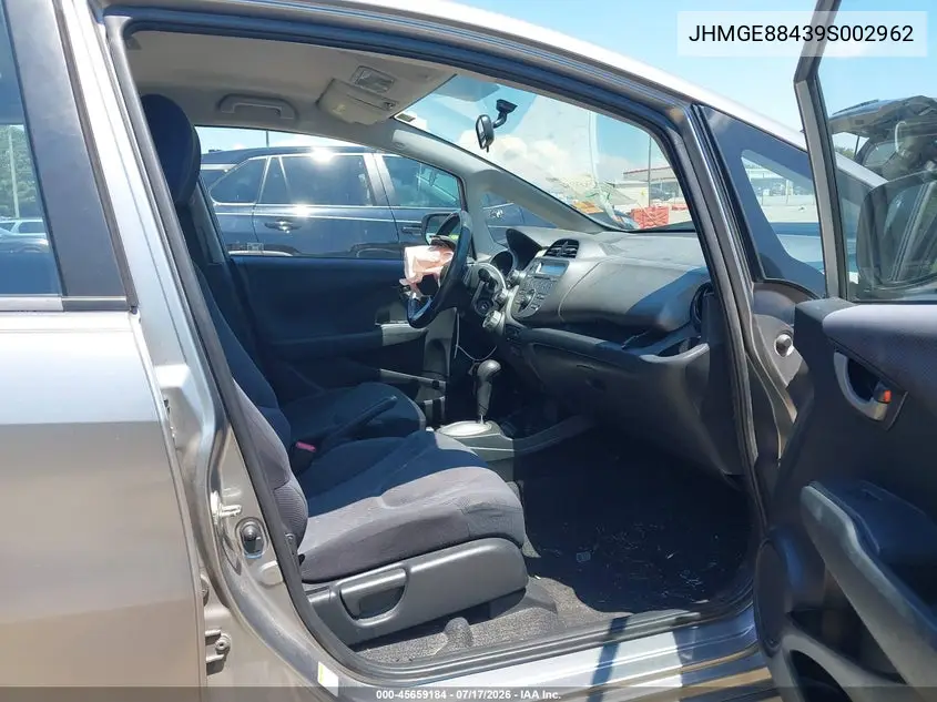 2009 Honda Fit Sport VIN: JHMGE88439S002962 Lot: 45659184