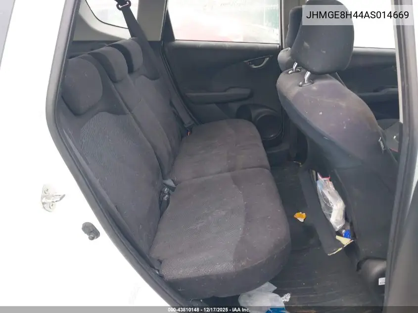 JHMGE8H44AS014669 2010 Honda Fit Sport