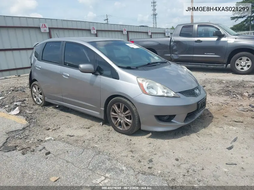 2010 Honda Fit Sport VIN: JHMGE8H4XAS021299 Lot: 45376249