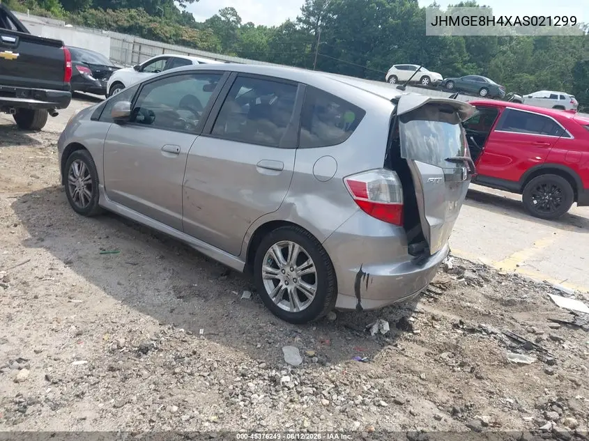 2010 Honda Fit Sport VIN: JHMGE8H4XAS021299 Lot: 45376249