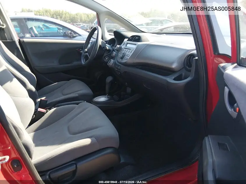 2010 Honda Fit VIN: JHMGE8H25AS005848 Lot: 45619948