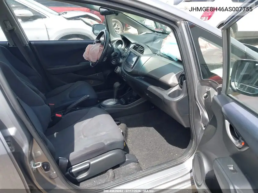 2010 Honda Fit Sport VIN: JHMGE8H46AS007755 Lot: 45626063