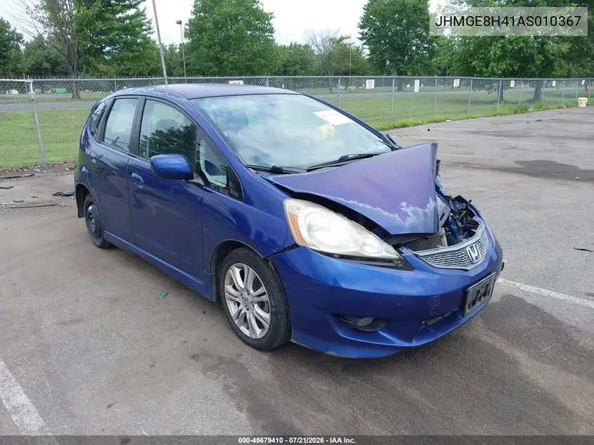 2010 Honda Fit Sport VIN: JHMGE8H41AS010367 Lot: 45679410
