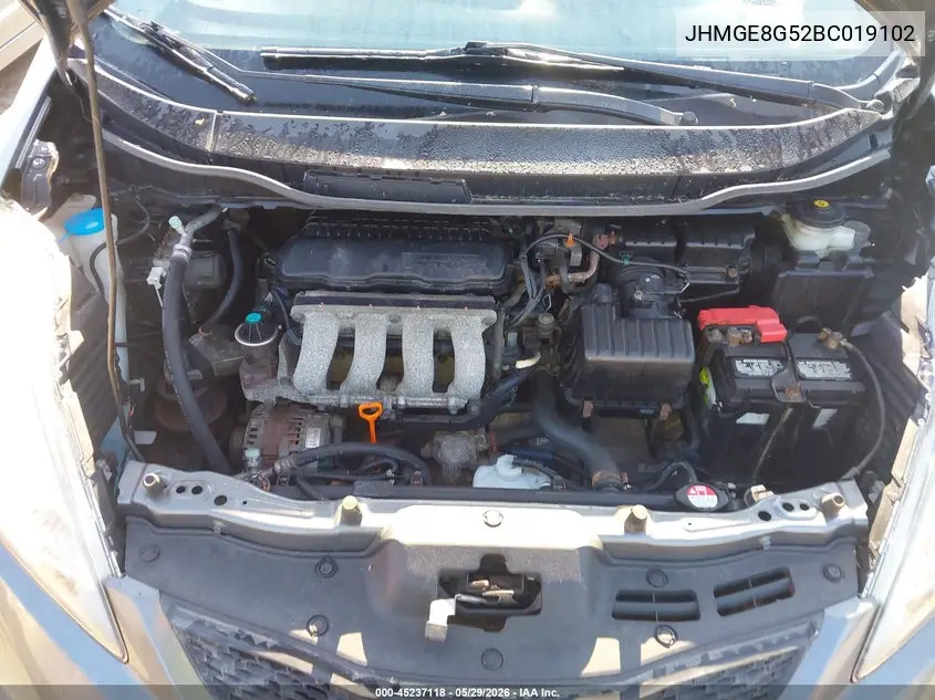 2011 Honda Fit Sport VIN: JHMGE8G52BC019102 Lot: 45237118