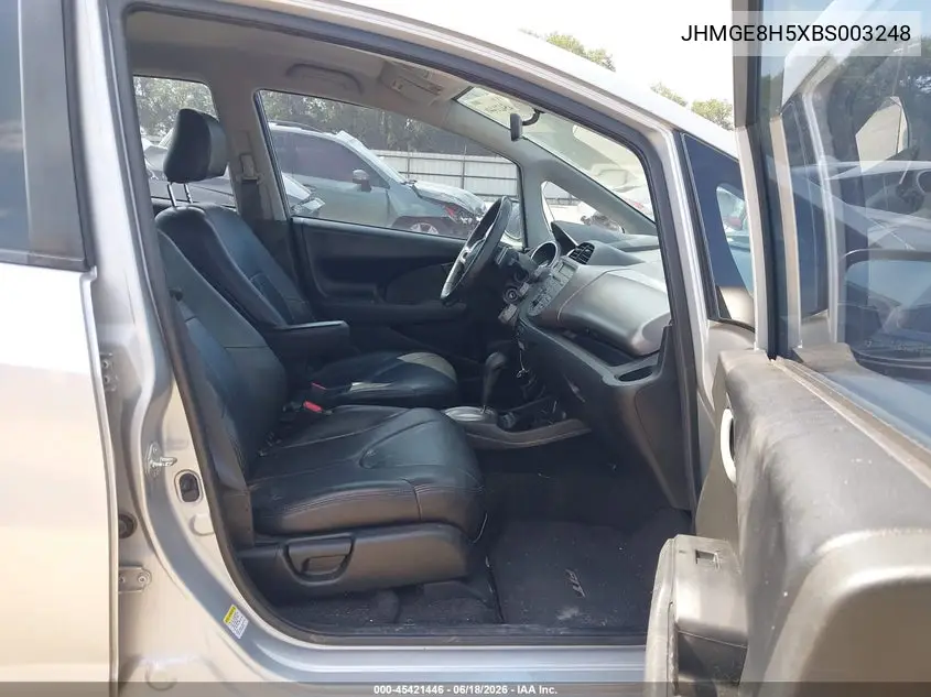 2011 Honda Fit Sport VIN: JHMGE8H5XBS003248 Lot: 45421446