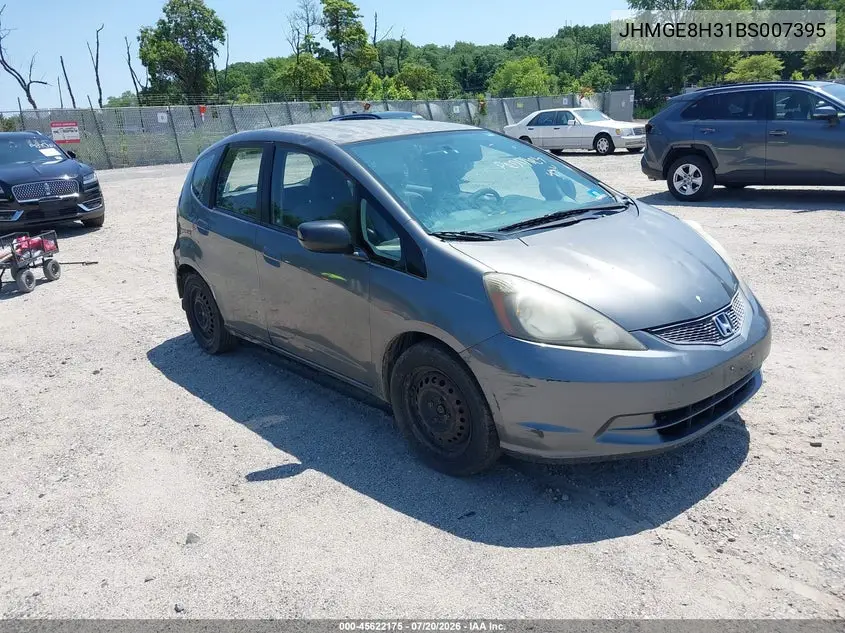 2011 Honda Fit VIN: JHMGE8H31BS007395 Lot: 45622175