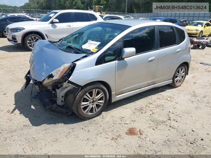 2011 Honda Fit Sport VIN: JHMGE8H54BC013624 Lot: 45660356