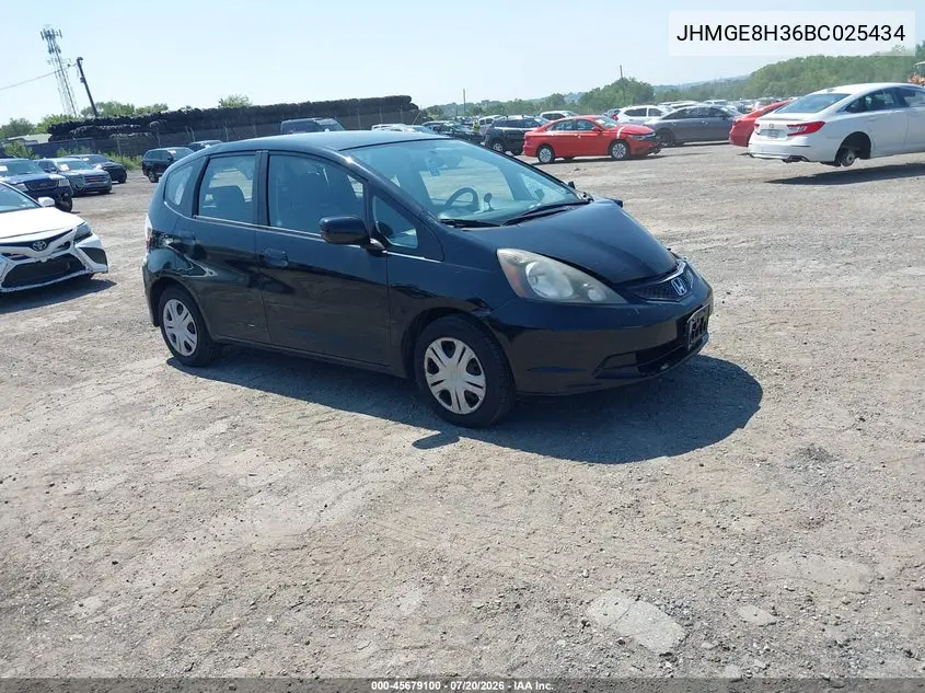 2011 Honda Fit VIN: JHMGE8H36BC025434 Lot: 45679100