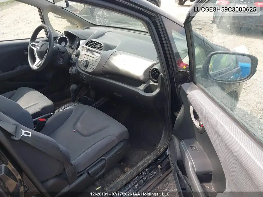 2012 Honda Fit Lx VIN: LUCGE8H59C3000625 Lot: 12626101