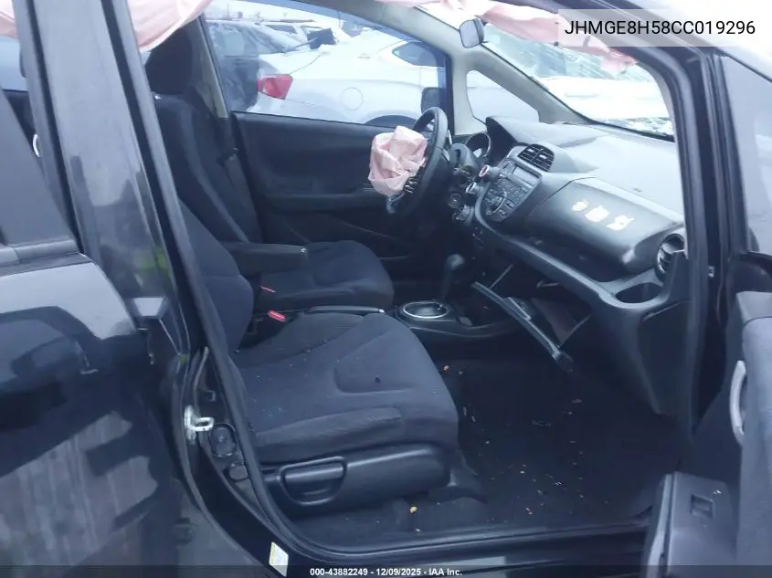 JHMGE8H58CC019296 2012 Honda Fit Sport