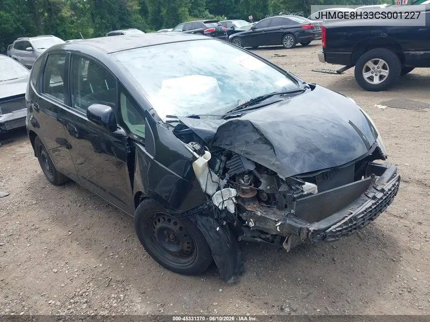 JHMGE8H33CS001227 2012 Honda Fit