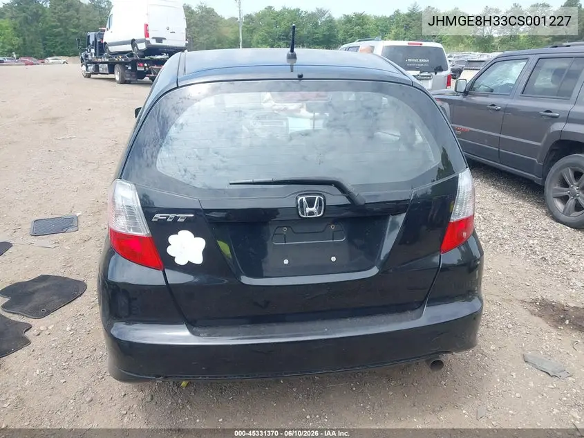 JHMGE8H33CS001227 2012 Honda Fit