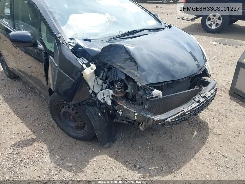 JHMGE8H33CS001227 2012 Honda Fit