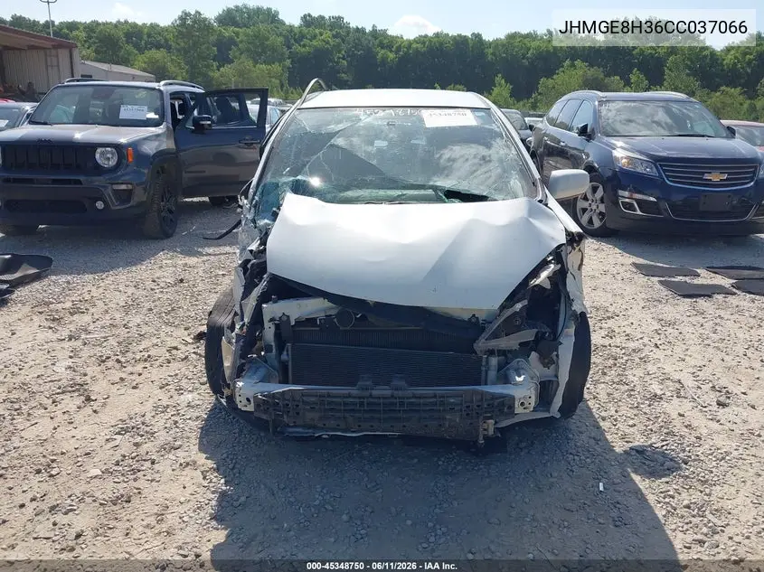 2012 Honda Fit VIN: JHMGE8H36CC037066 Lot: 45348750