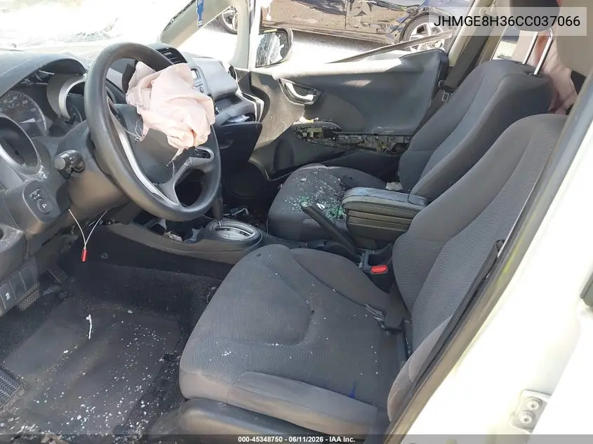 2012 Honda Fit VIN: JHMGE8H36CC037066 Lot: 45348750