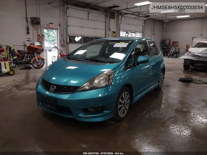 2012 Honda Fit Sport VIN: JHMGE8H5XCC033054 Lot: 45570100