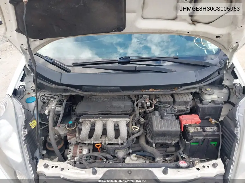 2012 Honda Fit VIN: JHMGE8H30CS005963 Lot: 45653406