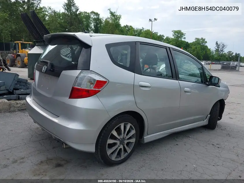 2013 Honda Fit Sport VIN: JHMGE8H54DC040079 Lot: 45324190