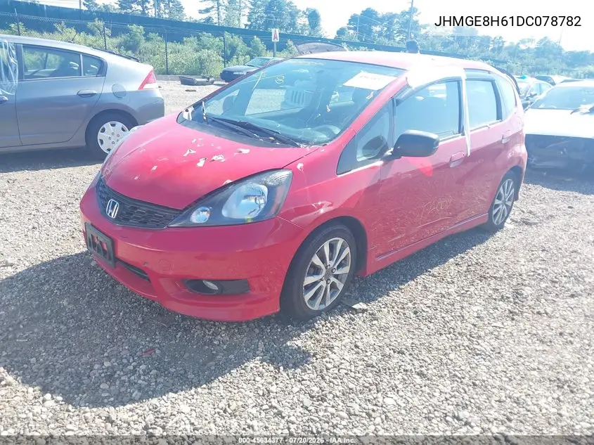 2013 Honda Fit Sport VIN: JHMGE8H61DC078782 Lot: 45634377