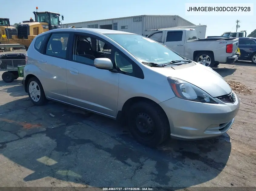 2013 Honda Fit VIN: JHMGE8H30DC057928 Lot: 45637727