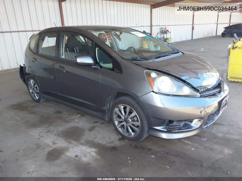 2013 Honda Fit Sport VIN: JHMGE8H59DC036464 Lot: 45648808