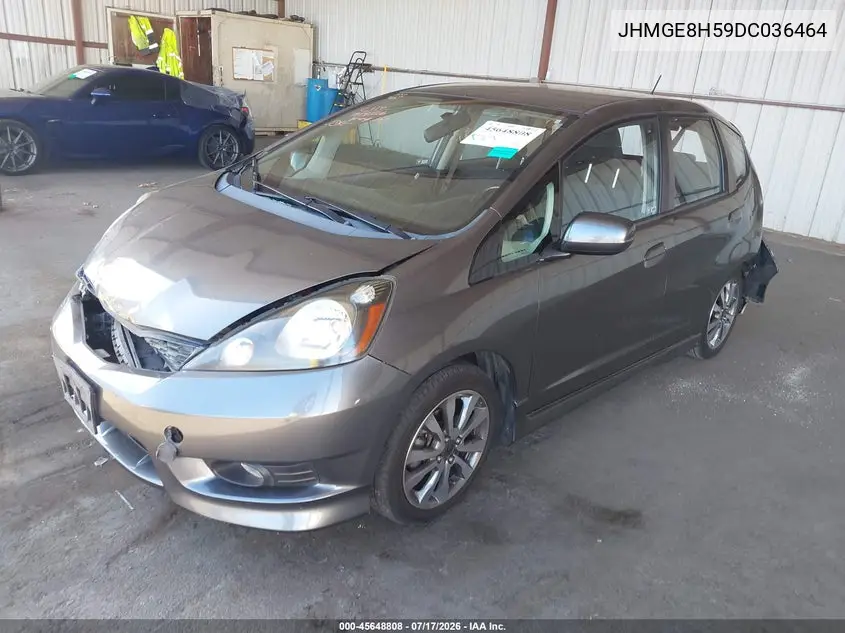 2013 Honda Fit Sport VIN: JHMGE8H59DC036464 Lot: 45648808