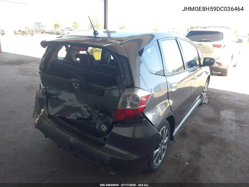 2013 Honda Fit Sport VIN: JHMGE8H59DC036464 Lot: 45648808