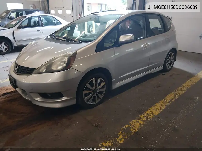 2013 Honda Fit Sport VIN: JHMGE8H50DC036689 Lot: 45655387