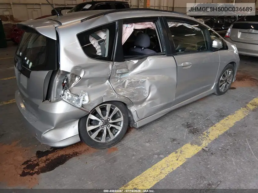 2013 Honda Fit Sport VIN: JHMGE8H50DC036689 Lot: 45655387