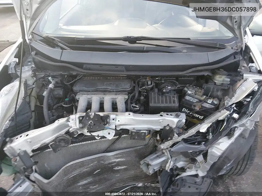 2013 Honda Fit VIN: JHMGE8H36DC057898 Lot: 45663972