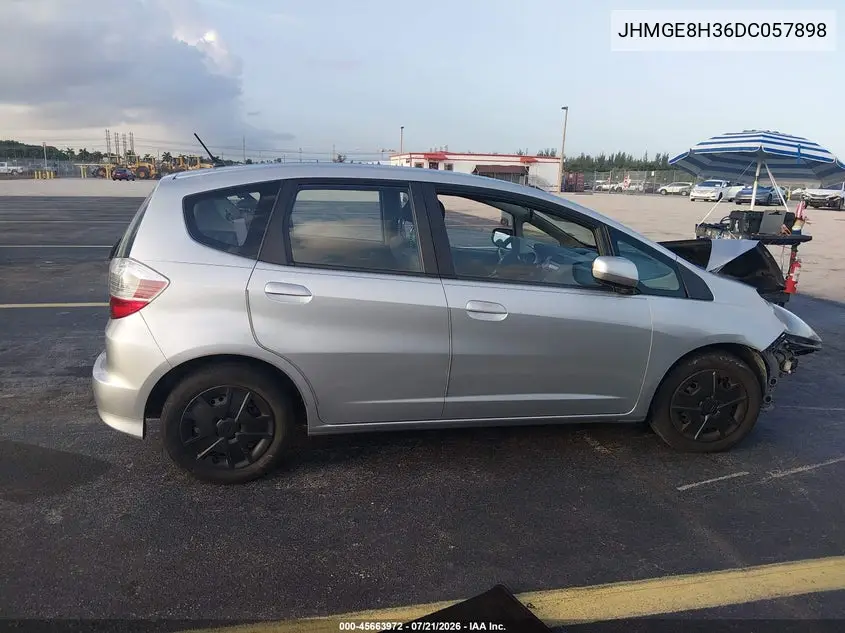 2013 Honda Fit VIN: JHMGE8H36DC057898 Lot: 45663972