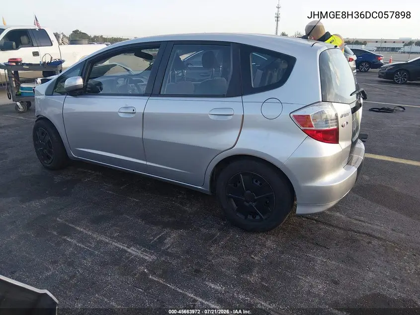 2013 Honda Fit VIN: JHMGE8H36DC057898 Lot: 45663972