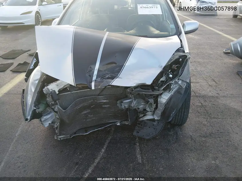 2013 Honda Fit VIN: JHMGE8H36DC057898 Lot: 45663972
