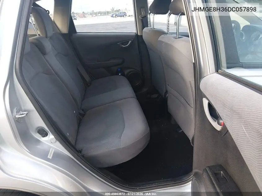 2013 Honda Fit VIN: JHMGE8H36DC057898 Lot: 45663972