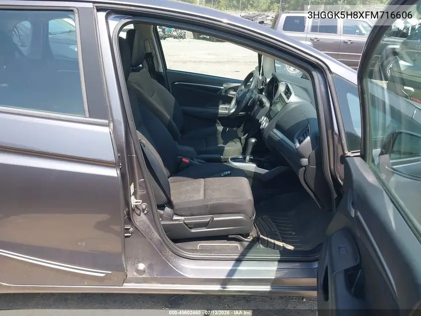2015 Honda Fit Ex/Ex-L VIN: 3HGGK5H8XFM716606 Lot: 45602460