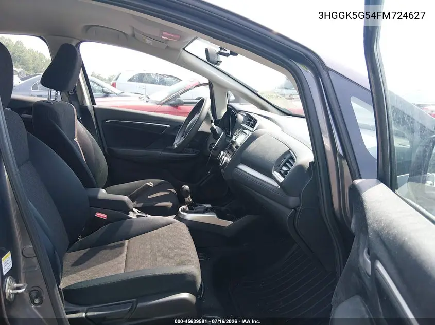 2015 Honda Fit Lx VIN: 3HGGK5G54FM724627 Lot: 45639581