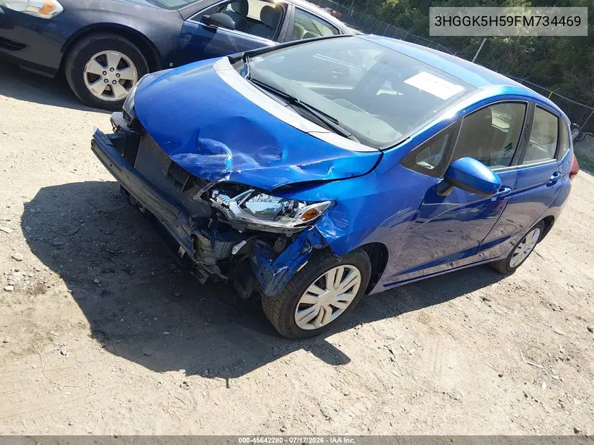 2015 Honda Fit Lx VIN: 3HGGK5H59FM734469 Lot: 45642280