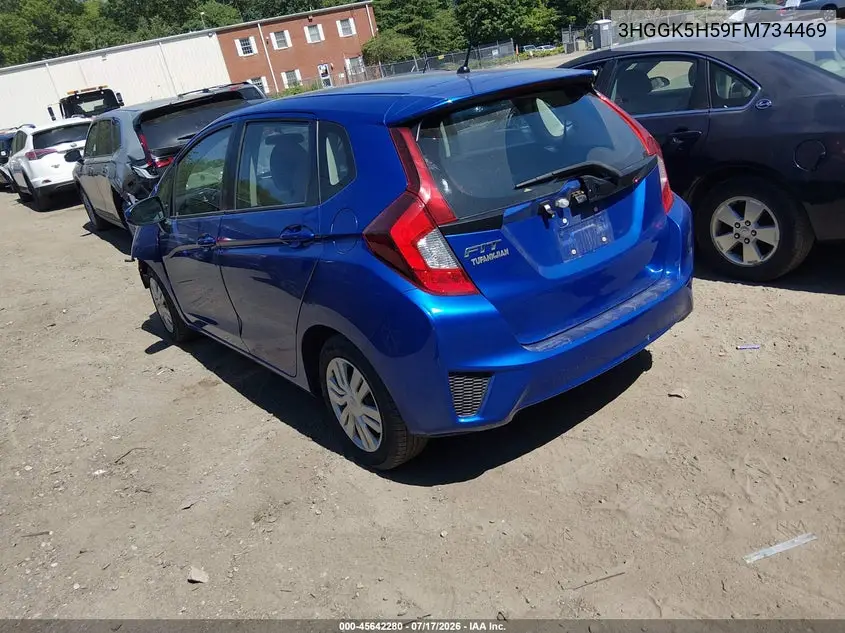 2015 Honda Fit Lx VIN: 3HGGK5H59FM734469 Lot: 45642280