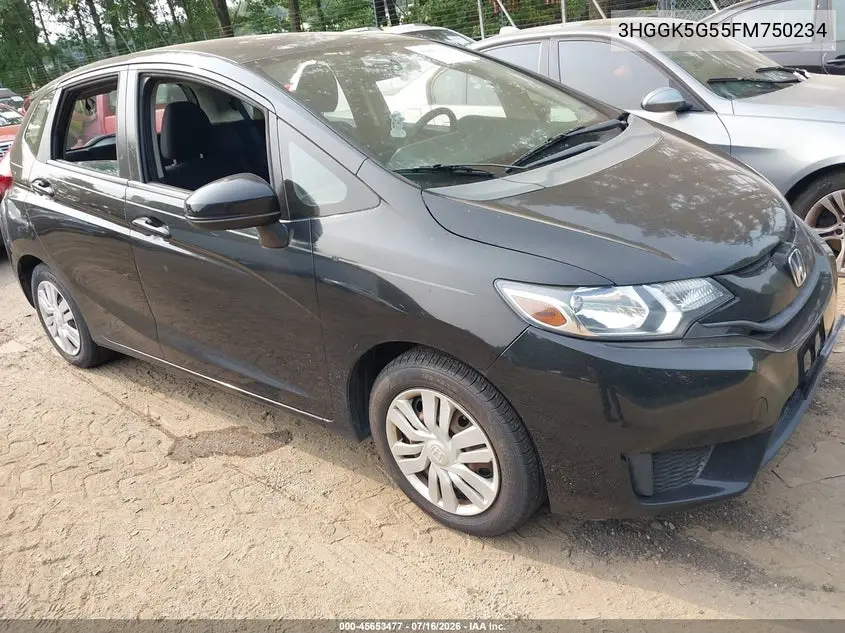 2015 Honda Fit Lx VIN: 3HGGK5G55FM750234 Lot: 45653477
