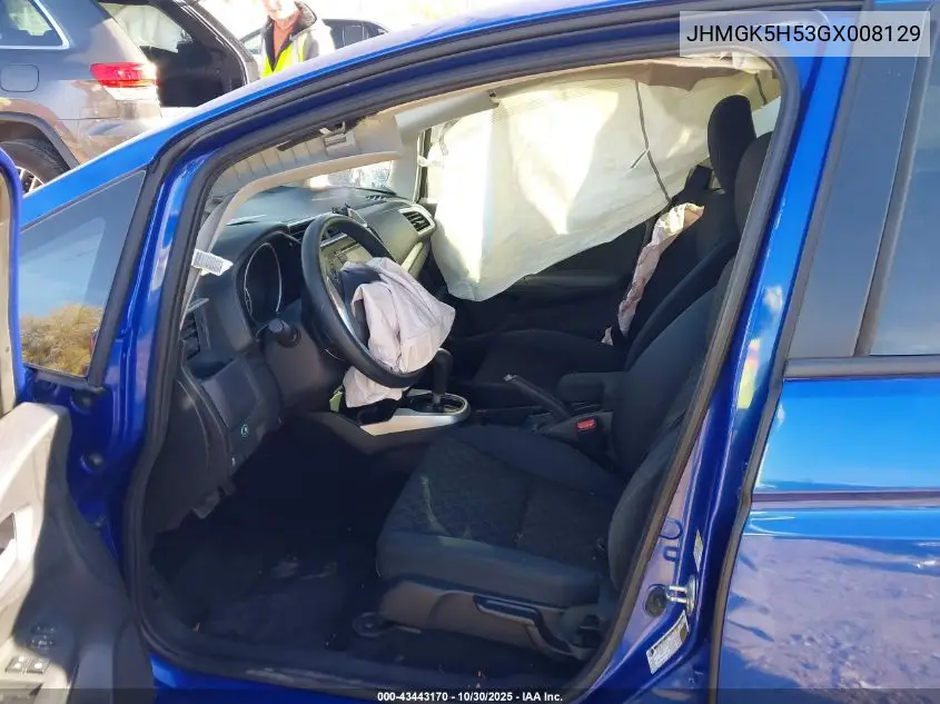 JHMGK5H53GX008129 2016 Honda Fit Lx