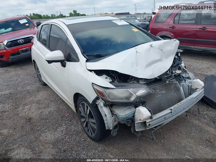 2016 Honda Fit Ex VIN: JHMGK5H79GX044716 Lot: 45352025