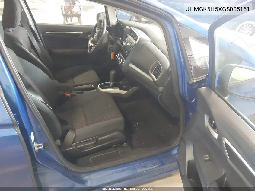 2016 Honda Fit Lx VIN: JHMGK5H5XGS005161 Lot: 45654923