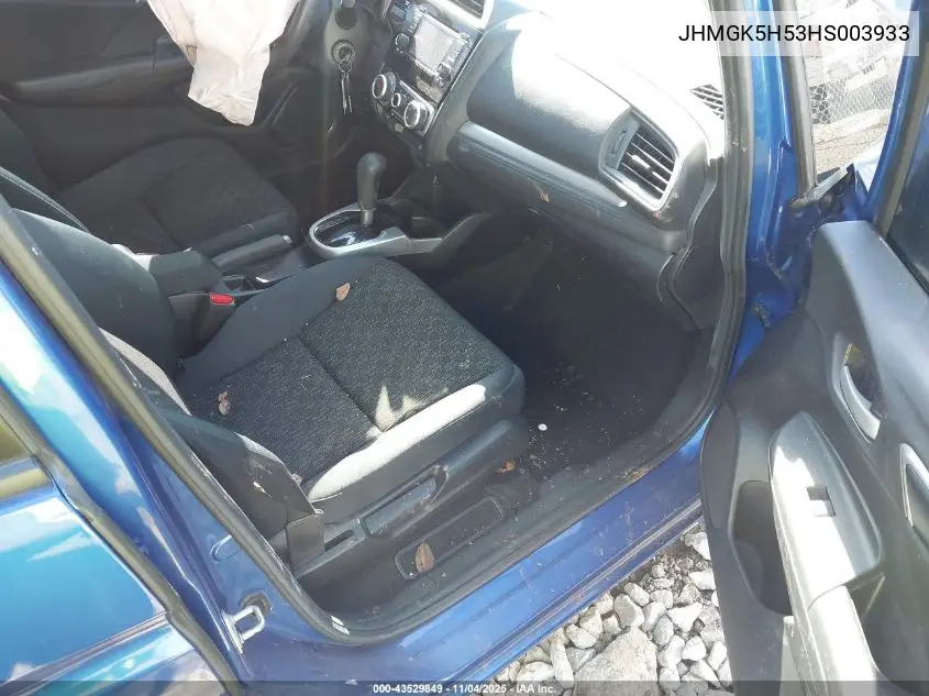 JHMGK5H53HS003933 2017 Honda Fit Lx