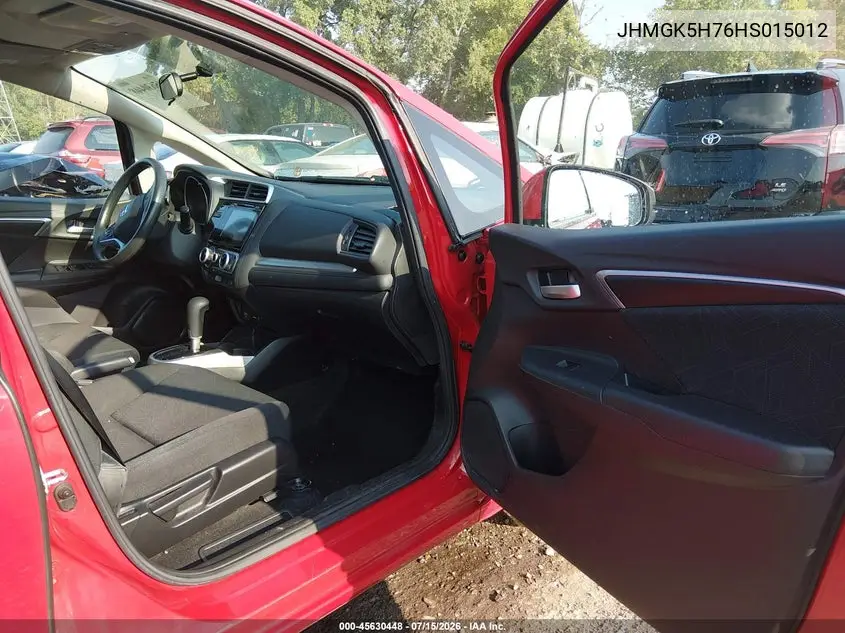 2017 Honda Fit Ex VIN: JHMGK5H76HS015012 Lot: 45630448