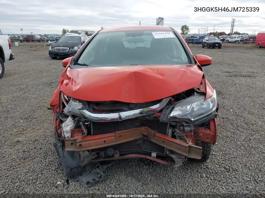 3HGGK5H46JM725339 2018 Honda Fit Lx