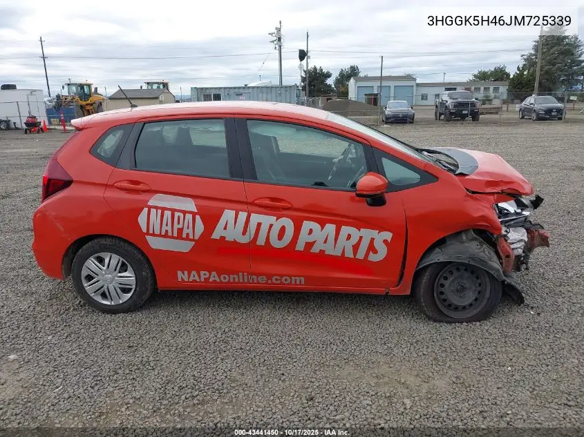 3HGGK5H46JM725339 2018 Honda Fit Lx