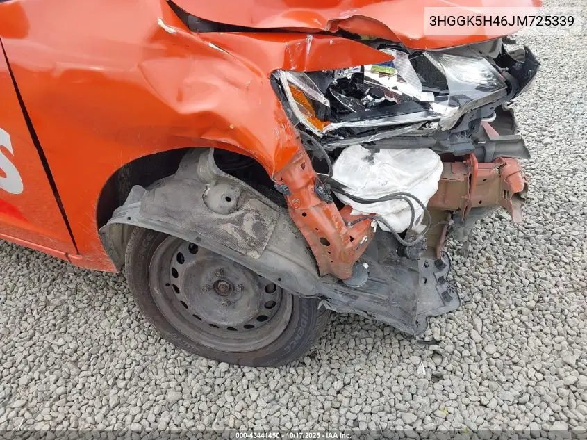 3HGGK5H46JM725339 2018 Honda Fit Lx