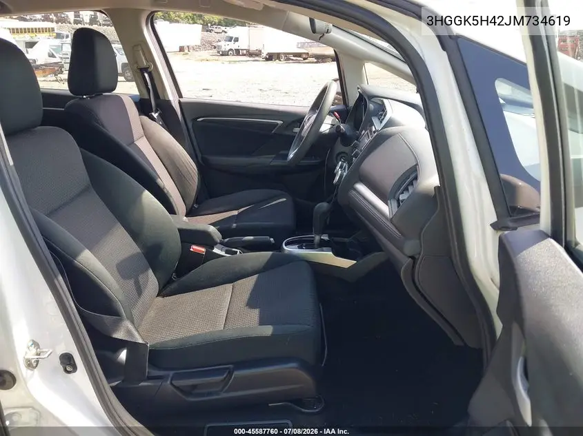 2018 Honda Fit Lx VIN: 3HGGK5H42JM734619 Lot: 45587760